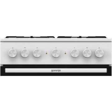 Gorenje GK6B43WD Κουζίνα 71lt με Εστίες Φυσικού Αερίου & Ρεύματος Π60εκ. Λευκή Gorenje GK6B43WD Κουζίνα 71lt με Εστίες Φυσικού Αερίου & Ρεύματος Π60εκ. Λευκή